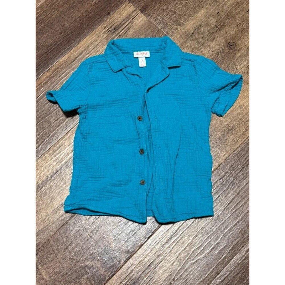 Toddler Boy’s Cat & Jack Button Up | Size 5T